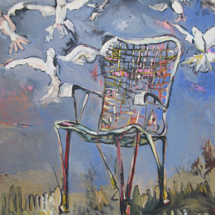 PAX DEI, 150 x 135 cm, Acryl auf LW, 2011, verkauft