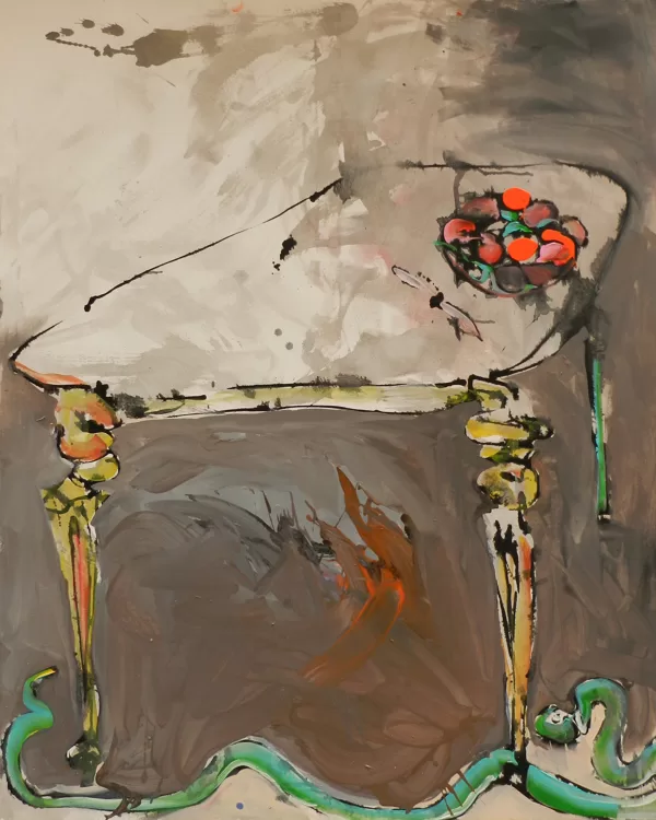 Das Mahl I, 160 x 130 cm, Acryl auf Leinwand, 2011