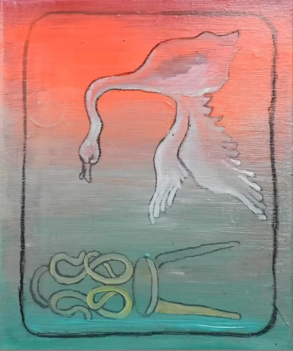 Odem VII, 30 x 25 cm, Acryl auf LW, 2014