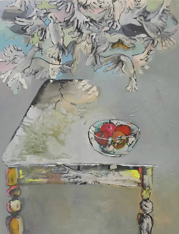 PAX II, 146 x 114 cm, Acryl auf Leinwand, 2011, verkauft