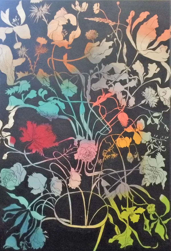 Stillleben III, 162 x 114 cm, Acryl auf Leinwand, 2016