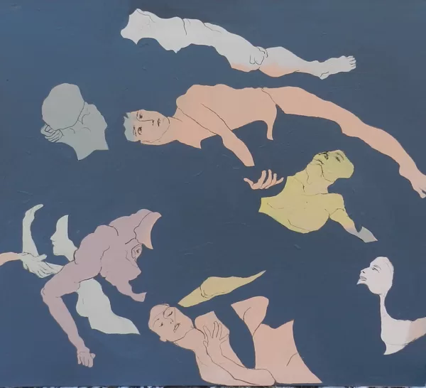Alles gut V, 135 x 150 cm, Acryl auf Leinwand, 2016