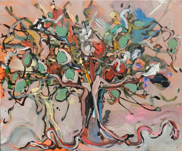 Baum V, 50 x 60 cm, Acryl auf Leinwand, 2011